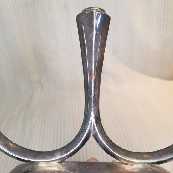 Vintage WMF Germany Silver Plate Tripe Candle Holder Trio Candelabra Art Deco - Picture 3 of 12